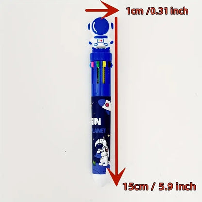 قلم رجل الفضاء متعدد الألوان Astronaut 10-color Marker Pen