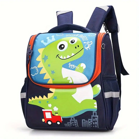 حقيبة ظهر ديناصور خفيفة للمدرسة Dinosaur Cartoon Cute Backpack